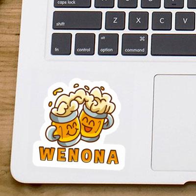 Wenona Sticker Bier Notebook Image