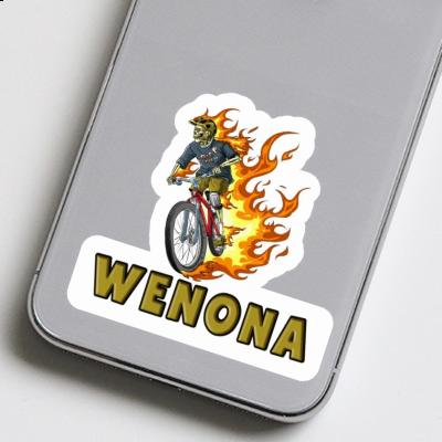 Sticker Freeride Biker Wenona Notebook Image