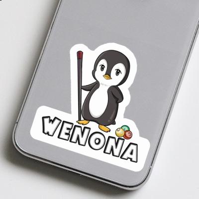 Wenona Sticker Billiards Player Image