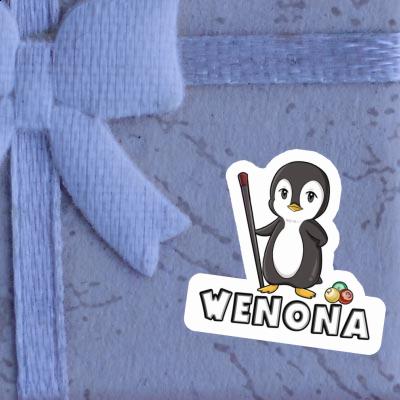 Wenona Sticker Billiards Player Gift package Image