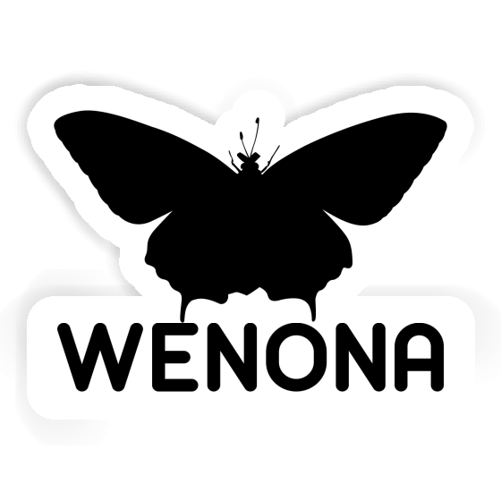 Wenona Autocollant Papillon Image