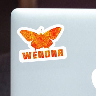 Schmetterling Sticker Wenona Notebook Image