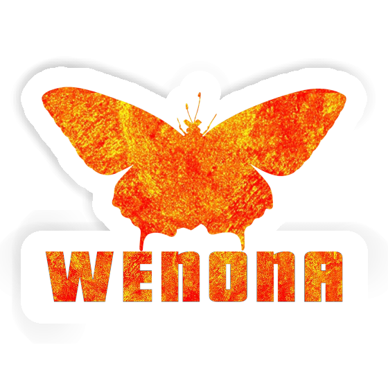Butterfly Sticker Wenona Notebook Image