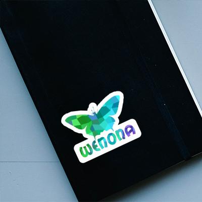 Autocollant Papillon Wenona Notebook Image