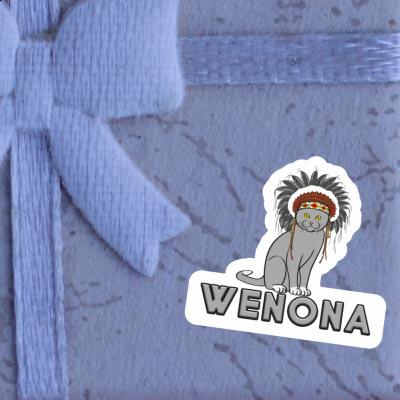 Sticker Wenona American Indian Notebook Image