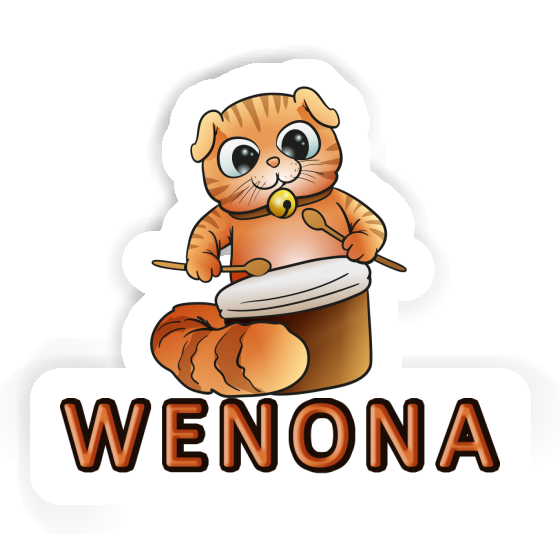 Autocollant Chat-tambour Wenona Gift package Image