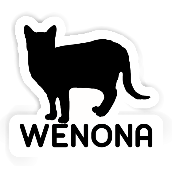 Katze Sticker Wenona Laptop Image
