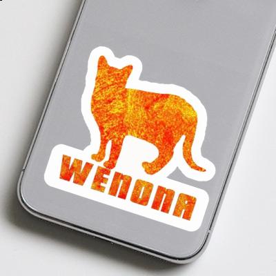Katze Sticker Wenona Laptop Image