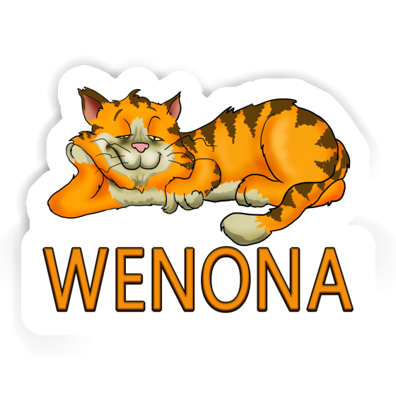 Sticker Wenona Katze Notebook Image
