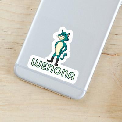 Sticker Wenona Cat Laptop Image