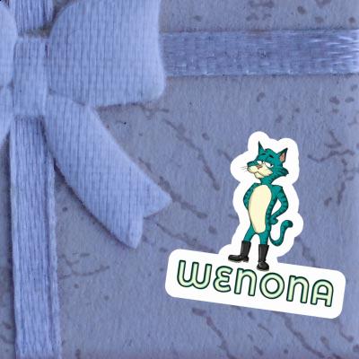 Sticker Cat Wenona Notebook Image