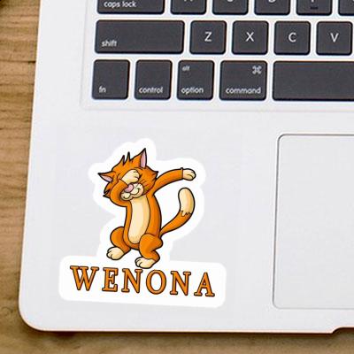 Aufkleber Wenona Katze Laptop Image