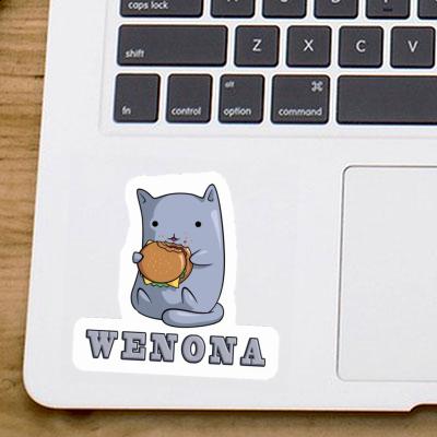 Katze Aufkleber Wenona Laptop Image