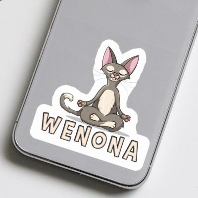 Yoga-Katze Aufkleber Wenona Gift package Image
