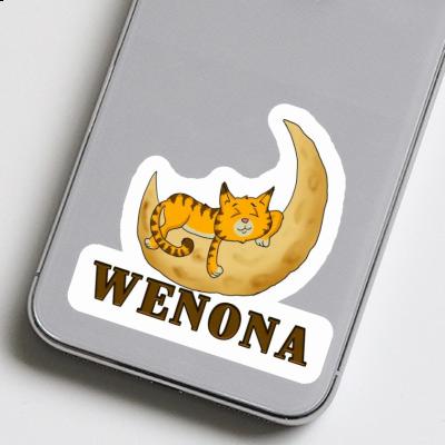 Wenona Autocollant Chat Laptop Image