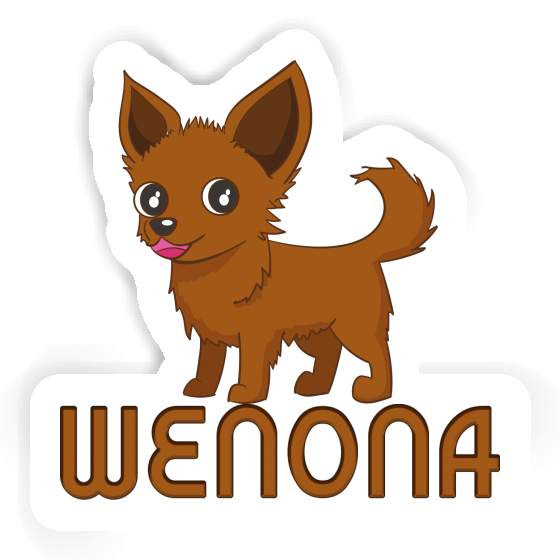 Autocollant Wenona Chihuahua Gift package Image
