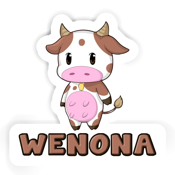 Sticker Wenona Cow Laptop Image