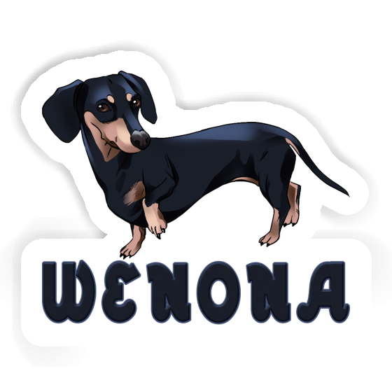 Wenona Sticker Dachshund Image