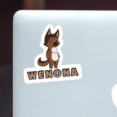 Wenona Aufkleber Deutscher Schäferhund Laptop Image