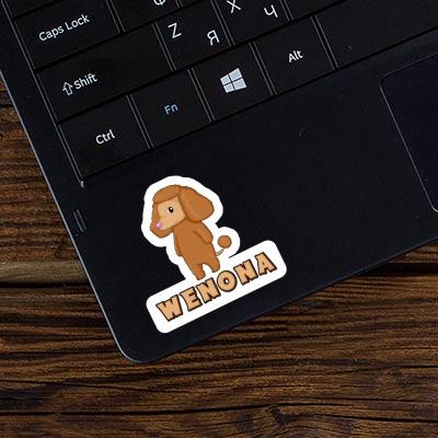 Wenona Sticker Poodle Laptop Image