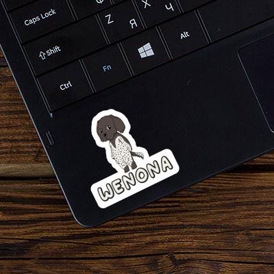 Small Munsterlander Sticker Wenona Laptop Image