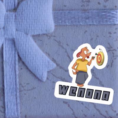 Sticker Wenona Dartspieler Gift package Image