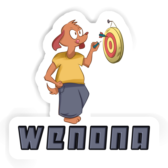 Sticker Wenona Darts Player Gift package Image