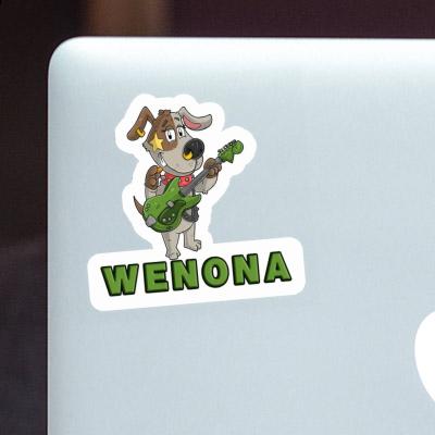 Guitarist Sticker Wenona Laptop Image