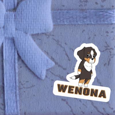 Wenona Sticker Bernese Mountain Dog Laptop Image
