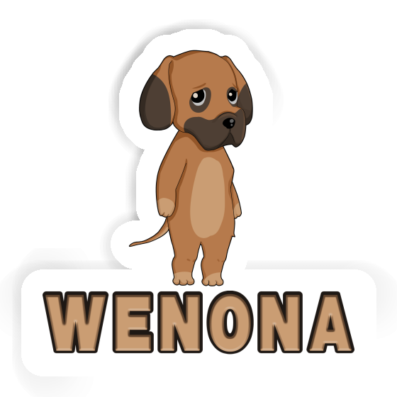 Sticker  Great Dane Wenona Gift package Image