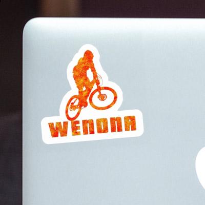 Wenona Sticker Downhiller Laptop Image