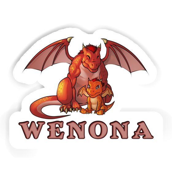Wenona Sticker Drache Notebook Image