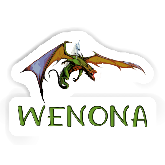Sticker Wenona Drache Notebook Image