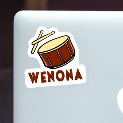 Trommel Aufkleber Wenona Laptop Image