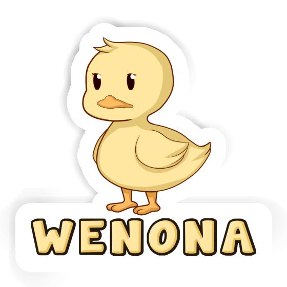 Wenona Sticker Duck Notebook Image