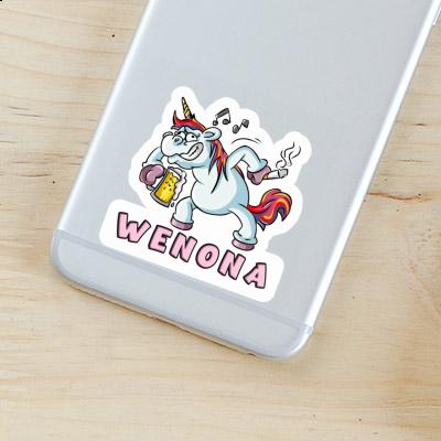 Party Unicorn Sticker Wenona Notebook Image