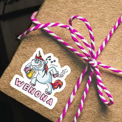 Wenona Autocollant Licorne Gift package Image