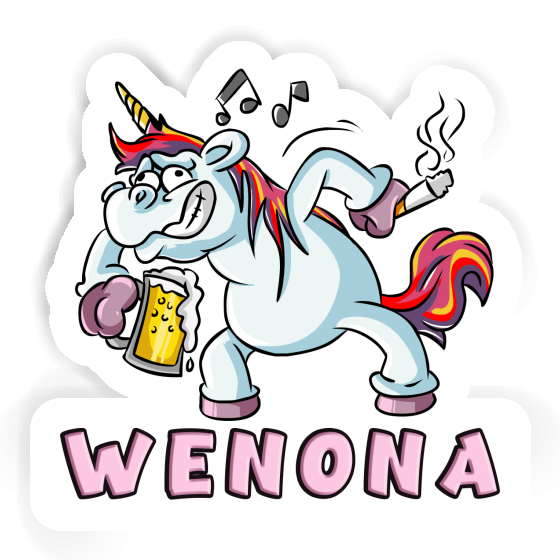 Party Unicorn Sticker Wenona Image