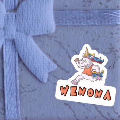 Sticker Wenona Läuferin Gift package Image