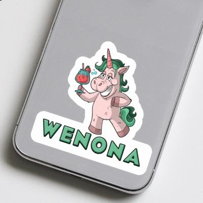 Wenona Sticker Party-Einhorn Image