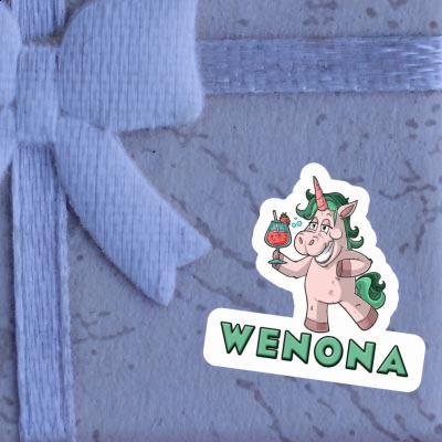 Autocollant Licorne festive Wenona Gift package Image