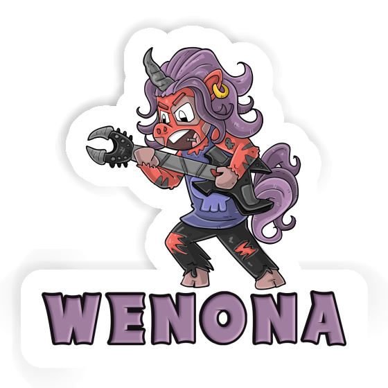 Sticker Wenona Rocking Unicorn Laptop Image