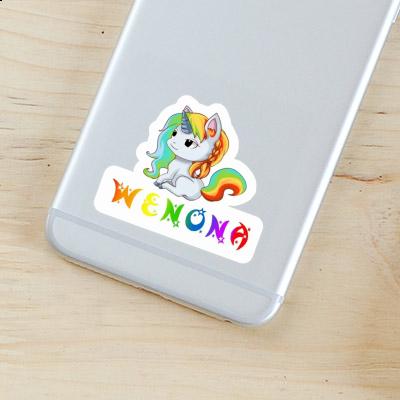 Wenona Sticker Unicorn Laptop Image
