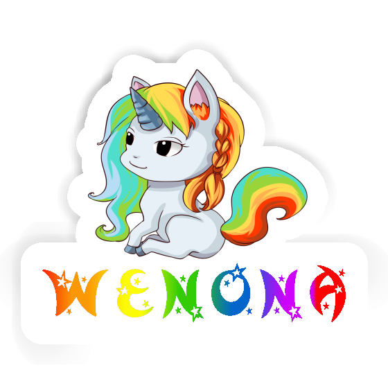 Wenona Sticker Unicorn Notebook Image