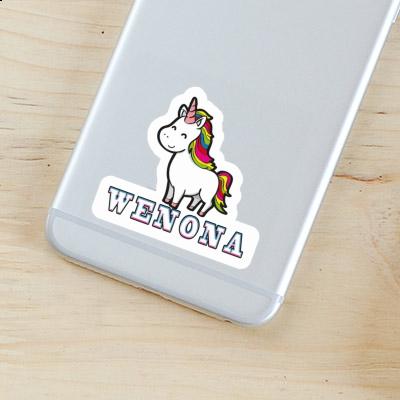 Unicorn Sticker Wenona Laptop Image