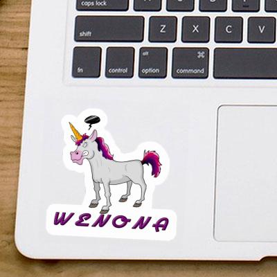 Sticker Angry Unicorn Wenona Notebook Image