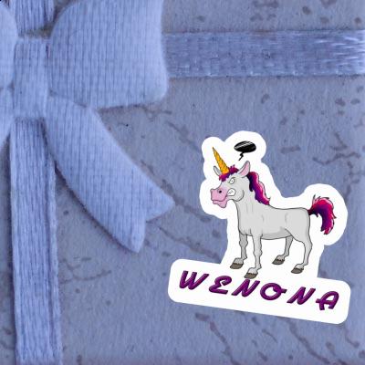 Sticker Angry Unicorn Wenona Notebook Image