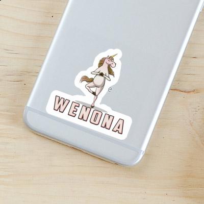 Sticker Wenona Yoga Unicorn Image