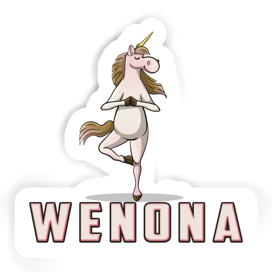 Sticker Wenona Yoga Unicorn Gift package Image