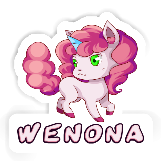 Sticker Wenona Unicorn Notebook Image